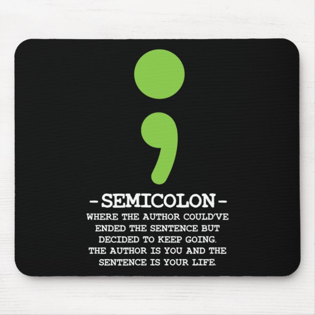 Mental Health Awareness Suicide Prevention  Mouse Pad (Front)