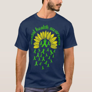 Mental Health Awareness Sunflower 4030 T-Shirt