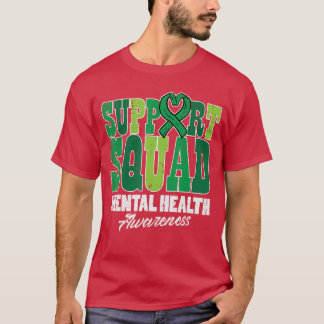 Mental Health Awareness Support Squad Women Men Ki T-Shirt