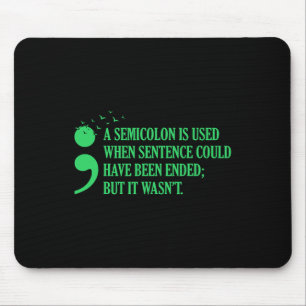 Mental Health Awareness Supporter Graphic Mouse Pad