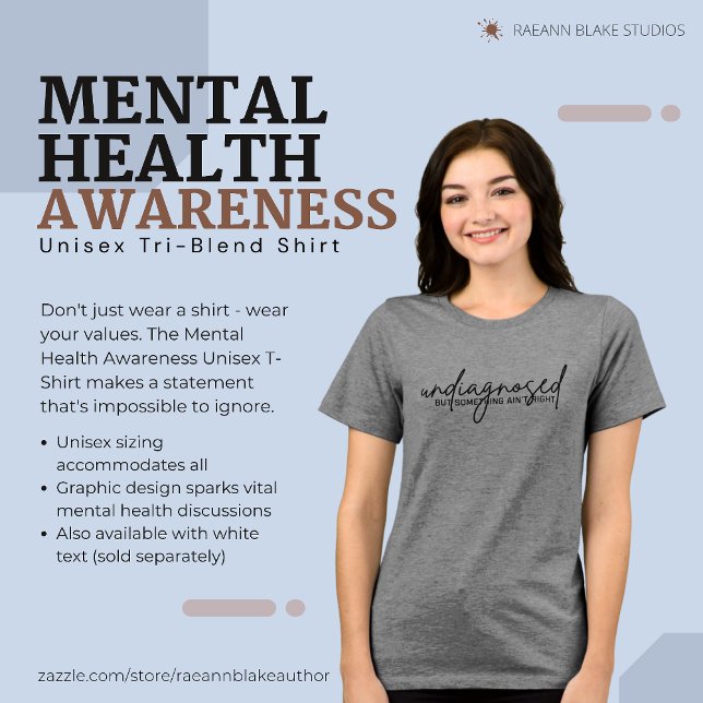 Mental Health Awareness Unisex Tri-Blend Shirt (Creator Uploaded)