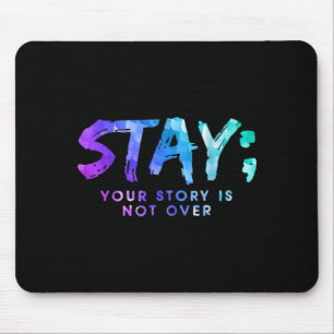 Mental Health Awareness Wall Art Mouse Pad