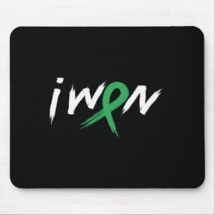 Mental Health Awareness Won Green Ribbon Support Mouse Pad