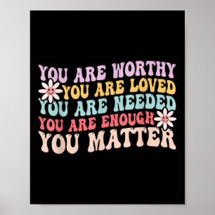 Mental Health Awareness You Kindness Be Kind Groov Poster