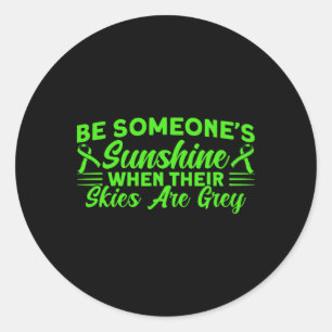 Mental Health Be Someone's Sunshine Mental Health Classic Round Sticker