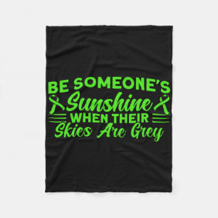 Mental Health Be Someone's Sunshine Mental Health  Fleece Blanket