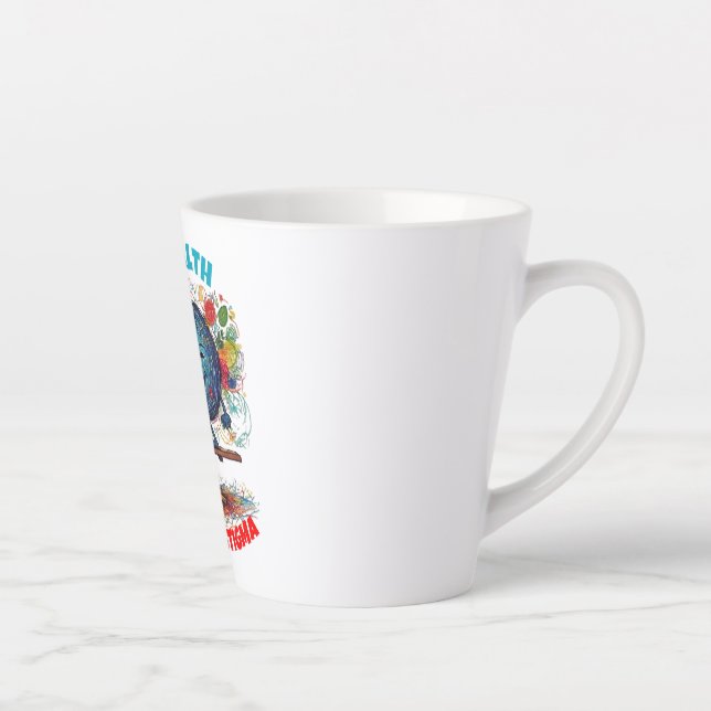 MENTAL HEALTH - BREAK THE STIGMA LATTE MUG (Right)