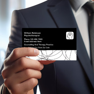 Mental Health Counseling Modern Business Cards