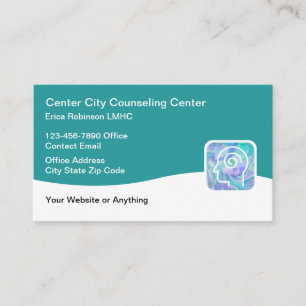 Mental Health Counseling Theme Business Card