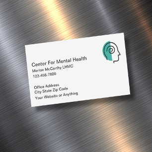 Mental Health Counsellor Business Card Magnets