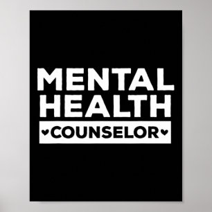 Mental Health Counsellor - Mental Therapist Oufit Poster