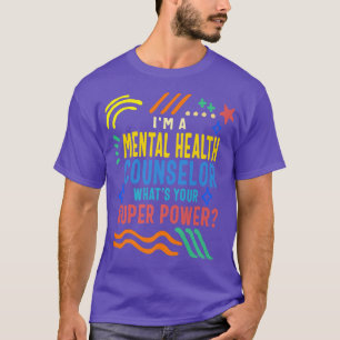 Mental Health Counsellor Suicide Prevention Awaren T-Shirt