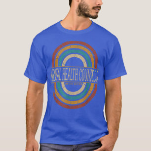 Mental Health Counsellor Vintage Retro 4228 T-Shirt