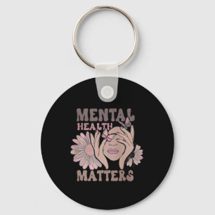 Mental Health Does Matter Awareness Supporter Flow Key Ring