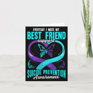 Mental Health Friend Awareness Prevention Month Card