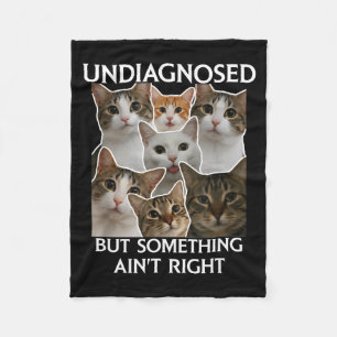 Mental health funny undiagnosed but something ain' fleece blanket