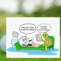 Mental Health Get Well, Golf Humour for Support