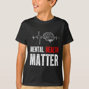 Mental Health Human Brain Problem Awareness T-Shirt