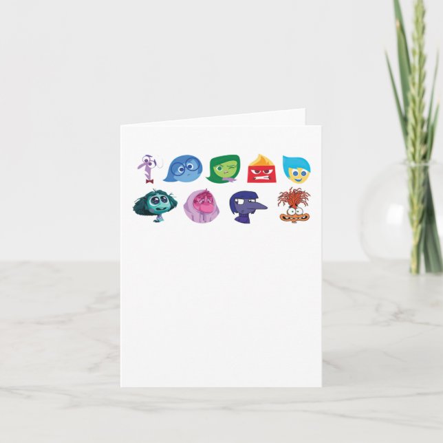 Mental Health Inside Out 2 Sticker  Card (Front)