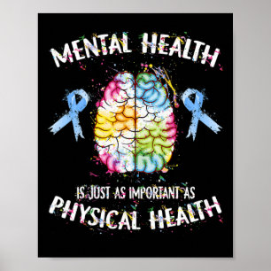 Mental Health Is Just As Important As Physical Hea Poster