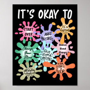 Mental Health Its To Make Mistakes Not Know It All Poster