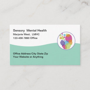 Mental Health Licensed Mental Health Counselor Business Card