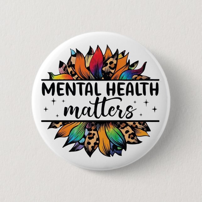 Mental Health Matters Button (Front)