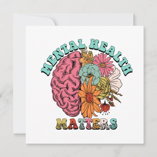 Mental Health Matters  Card (Front)