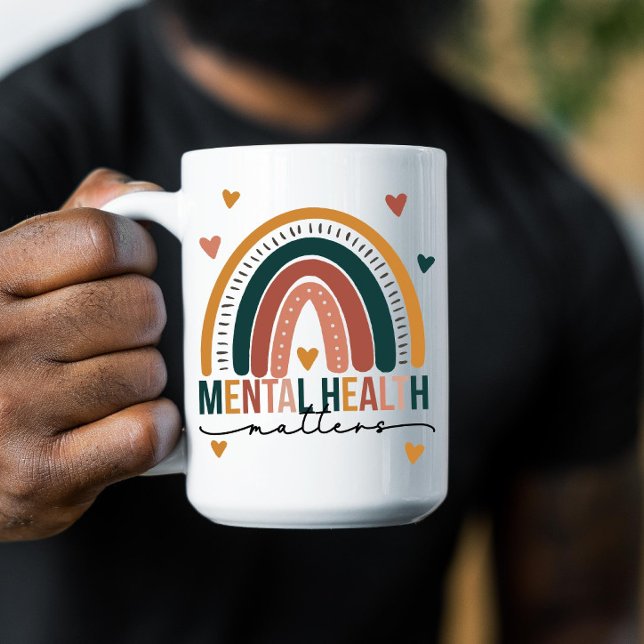 Mental Health Matters Coffee Mug (Mental Health Matters, mental health awareness, mental health, self-care, self-care mug, self care, )