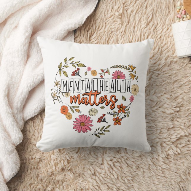 Mental health matters cushion (Blanket)