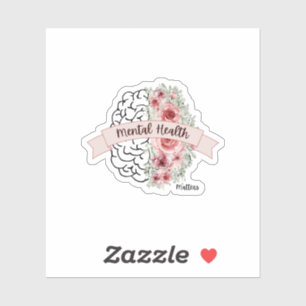 Mental Health Matters   Flower Mind Ribbon