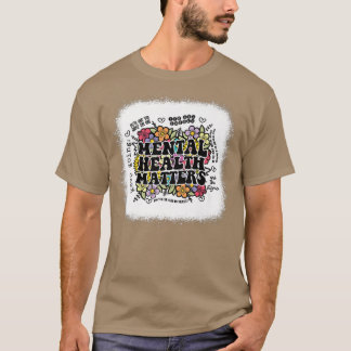 Mental Health Matters Gift Human Brain Illness Awa T-Shirt