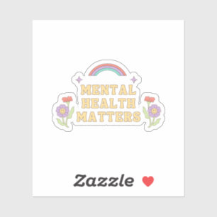 Mental Health Matters   Groovy Rainbow Peach Candy