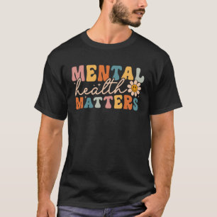 Mental Health Matters Groovy Retro Neurodiversity T-Shirt