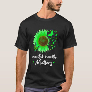 Mental Health Matters Human Brain Illness Awarenes T-Shirt