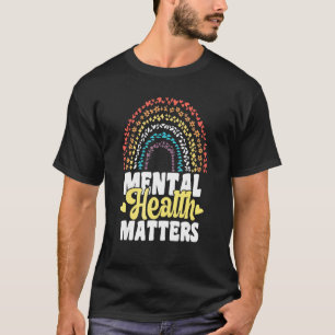Mental Health Matters Human Brain Psychology 1 T-Shirt