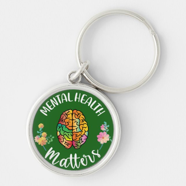 Mental Health Matters | Mental Health Awareness Key Ring (Front)