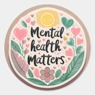 Mental Health Matters – Motivational Sticker