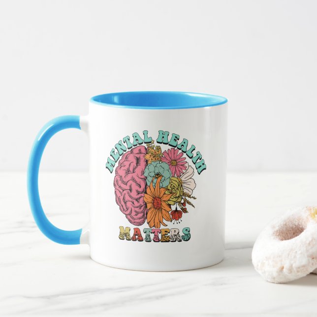 Mental health matters mug (With Donut)