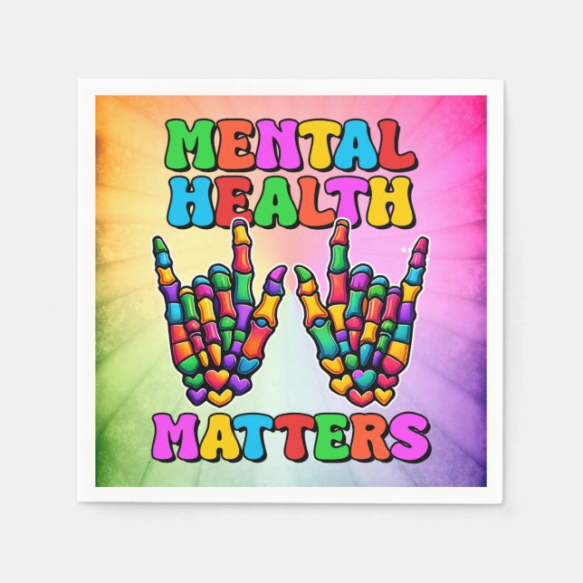 Mental Health Matters Napkin (Front)