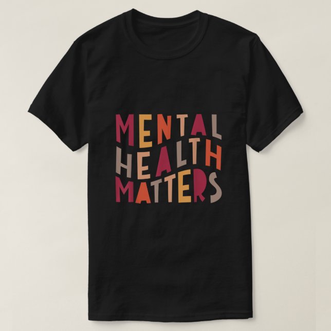Mental Health Matters Plus Size Women Men XL XL Cl T-Shirt (Design Front)