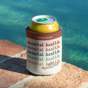 Mental Health Matters Retro Awareness Can Cooler
