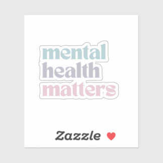 Mental Health Matters | Retro Quote French Grey