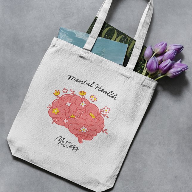 Mental Health Matters Tote Bag (Creator Uploaded)
