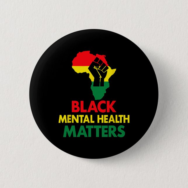Mental Health Mental Health Autism Awareness  6 Cm Round Badge (Front)