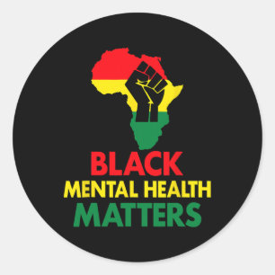 Mental Health Mental Health Autism Awareness  Classic Round Sticker