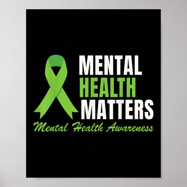 Mental Health - Mental Health Awareness Kid Men Wo Poster (Front)