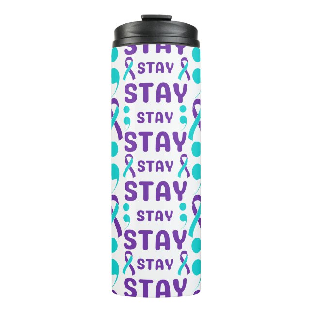 Mental Health Motivational Thermal Tumbler (Front)