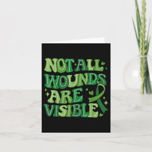 Mental Health Not All Wounds Visible Mental Health Card