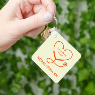 Mental Health Nurse Keychain Tiny Reminders